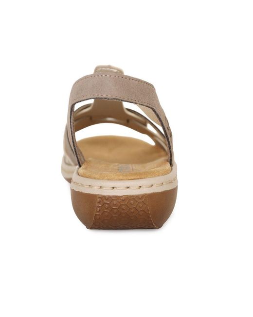 Rieker Brown Globe Sandals