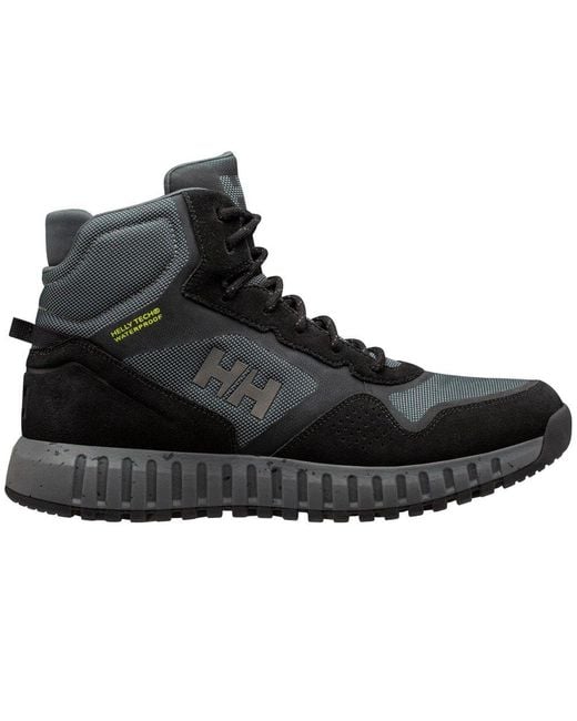 Helly Hansen Black Monashee Hiking Boots Colour: Jet Leather for men