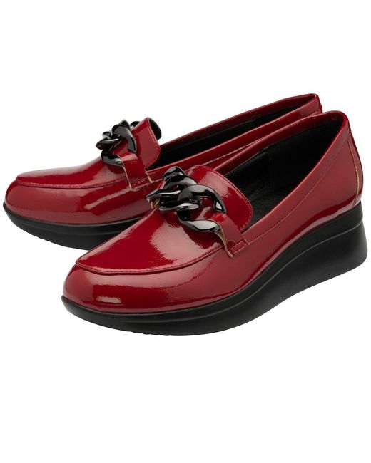 Lotus Red Preston Loafers