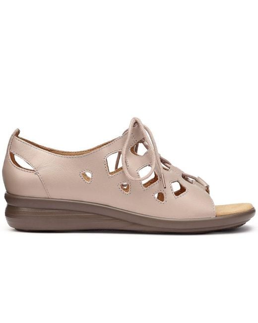 Hotter Pink Lenora Low Wedge Sandals
