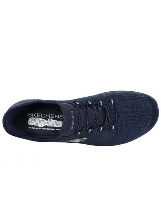 Skechers Blue Classy Nights Slip