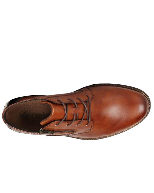 Rieker Brown Topper Boots Colour: 24 Gaucho Lea for men