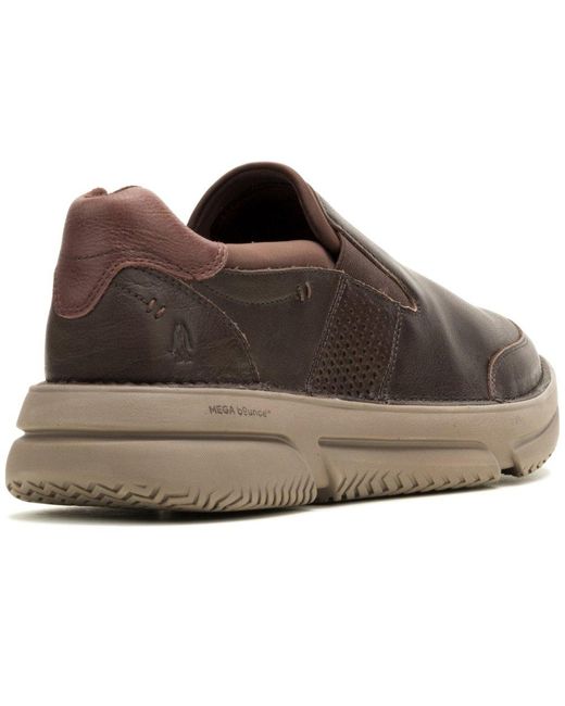 Hush Puppies Brown Baylor Slip On Shoes for men