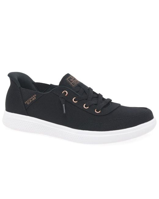 Skechers Black Bobs Slip
