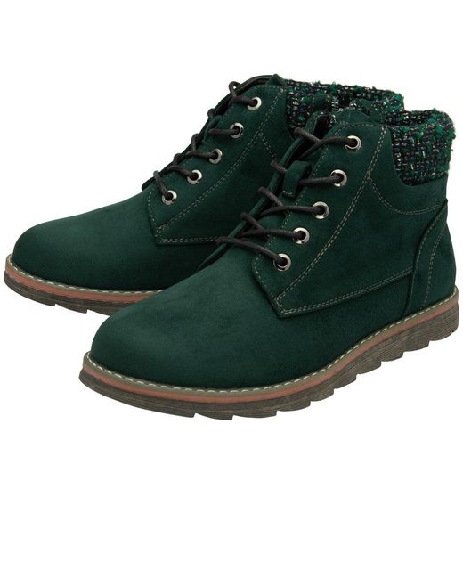Lotus Blue Drew Ankle Boots