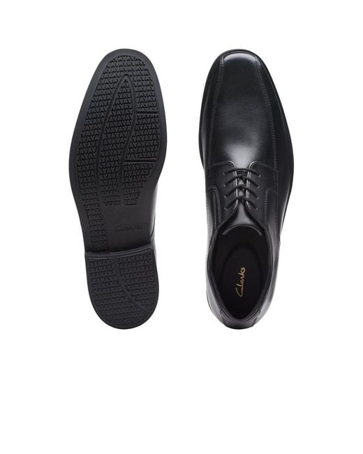Clarks Black Howard Over Formal Shoes for men