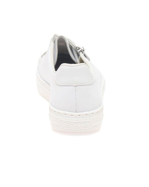 Rieker White Newark Trainers