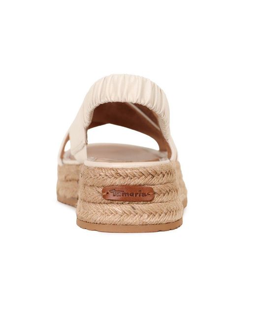 Tamaris White Ausonia Espadrille Sandals