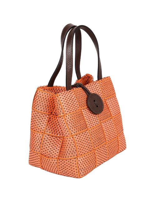Alma Tonutti Orange Carlotta Grab Bag