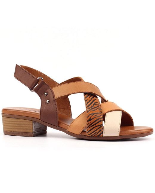 Lunar (GRS) Brown Oprah Sandals