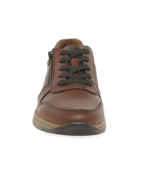 Rieker Brown Emery Trainers for men