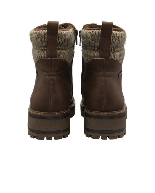Lotus Brown Stefani Ankle Boots
