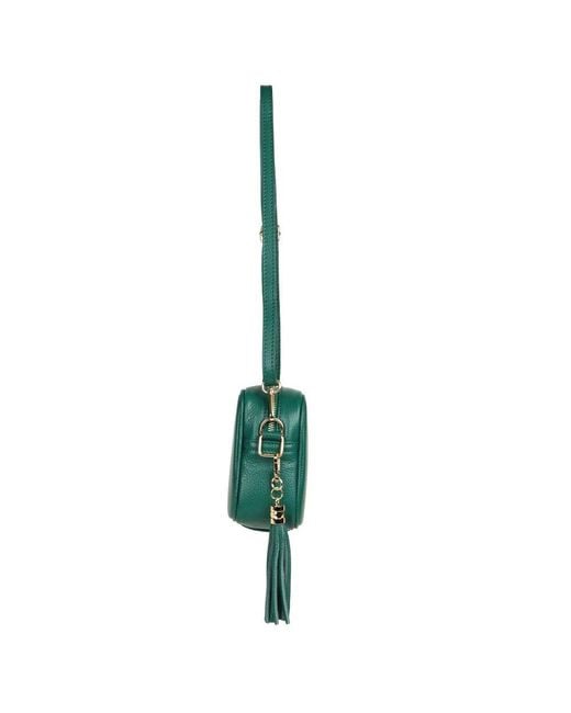 Elie Beaumont Green Crossbody 2 Customisable Handbag