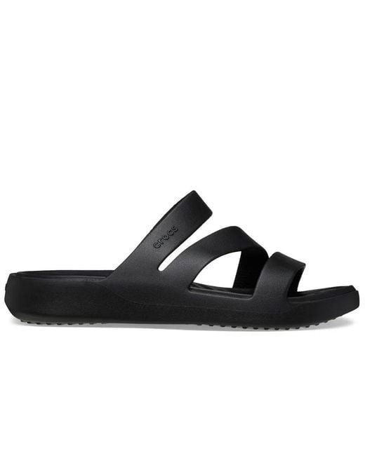CROCSTM Black Getaway Strappy