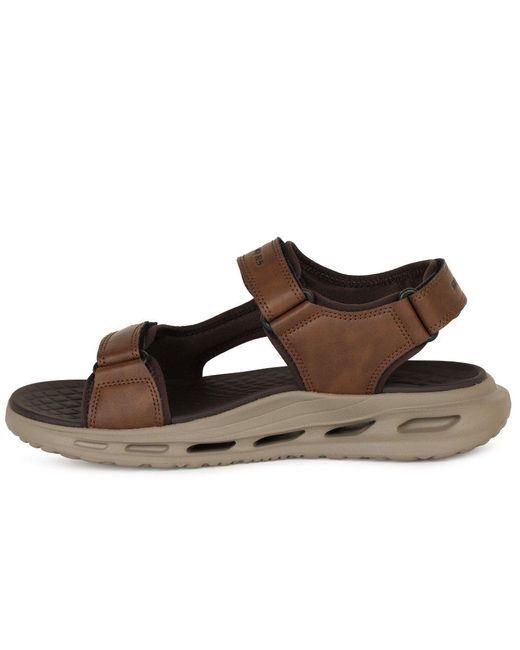 Skechers Brown Orvan Sandals for men