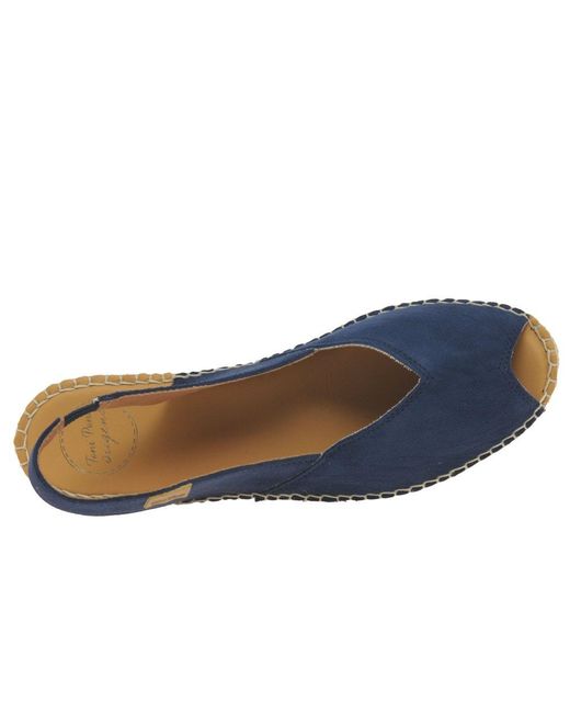 Toni Pons Blue Bernia Wedge Heel Espadrille Sandals
