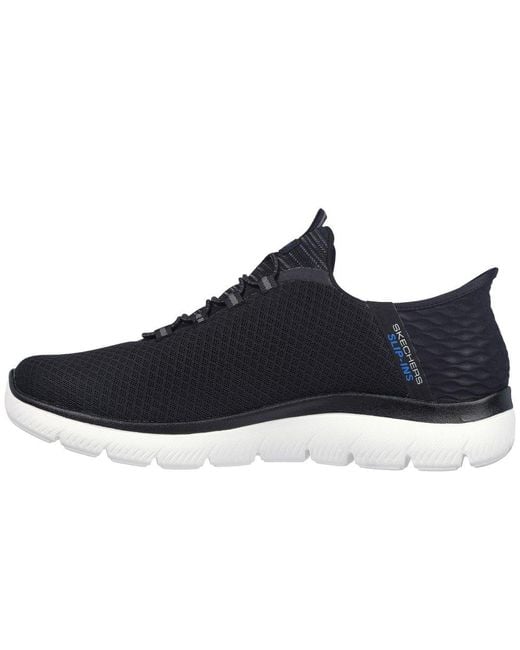 Skechers Black Summits High Range Wide Fit Trainers for men