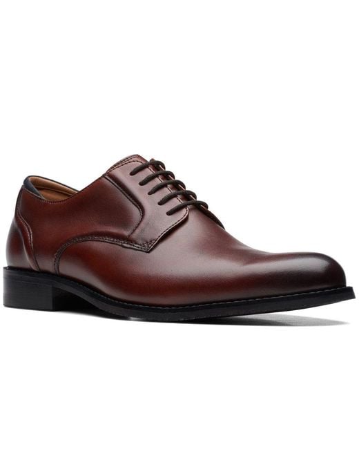 Clarks Brown Craft Arlo Lace Up Shoes for men