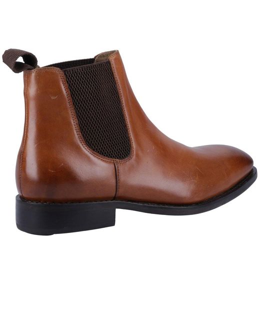 Cotswold Brown Hawkesbury Chelsea Boots for men