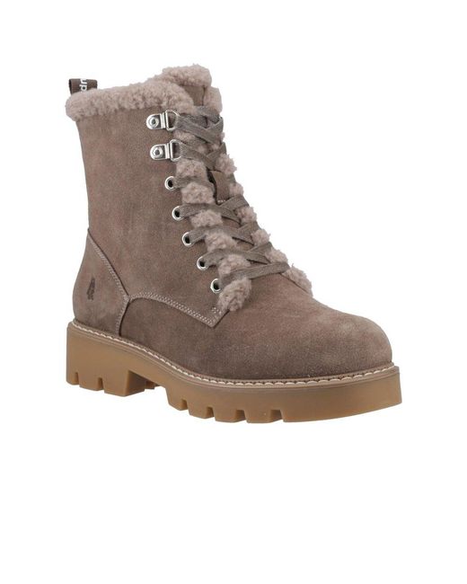 Hush Puppies Brown Aurelia Ankle Boots