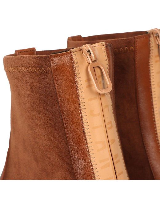 Hispanitas Brown Ankara Ankle Boots