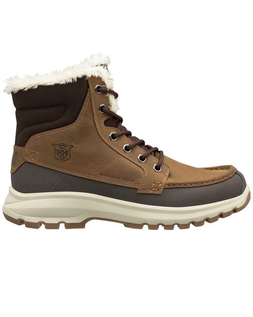 Helly Hansen Brown Garibaldi Boots Colour: Tobacco Leathe for men