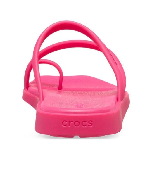 CROCSTM Pink Miami Toe Loop Sandal Dragon Fruit Sandals