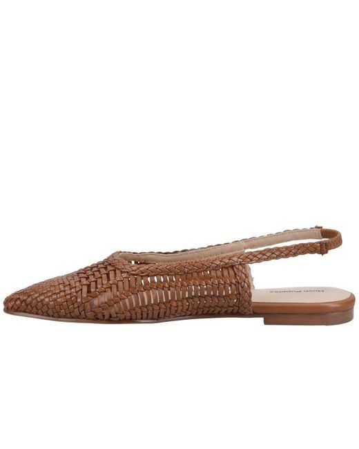 Hush Puppies Brown Dalia Slingback Ballerina Shoes