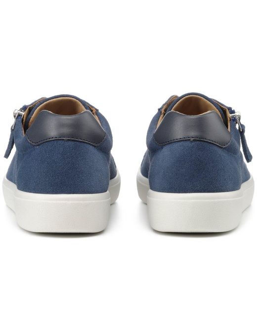 Hotter Blue Chase Ii Wide Fit Trainers