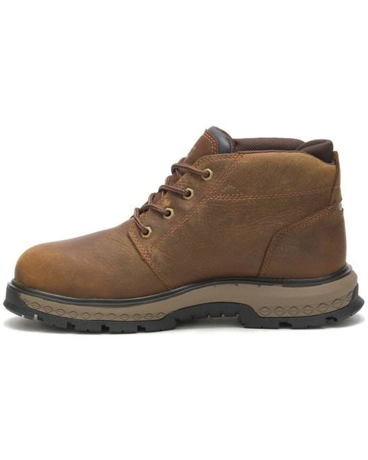 Caterpillar Brown Exposition 4.5 Safety Boots for men