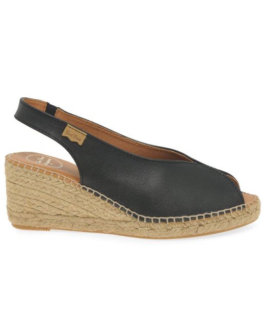 Toni Pons Metallic Laila Wedge Heel Espadrille Sandals