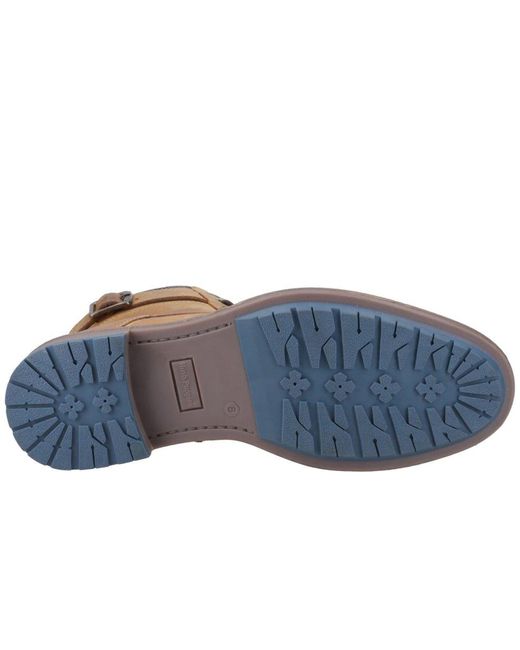Hush Puppies Brown Jordan Buckle Boots for men