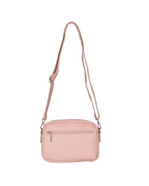 David Jones Pink Colmar Shoulder Bag Colour: Light