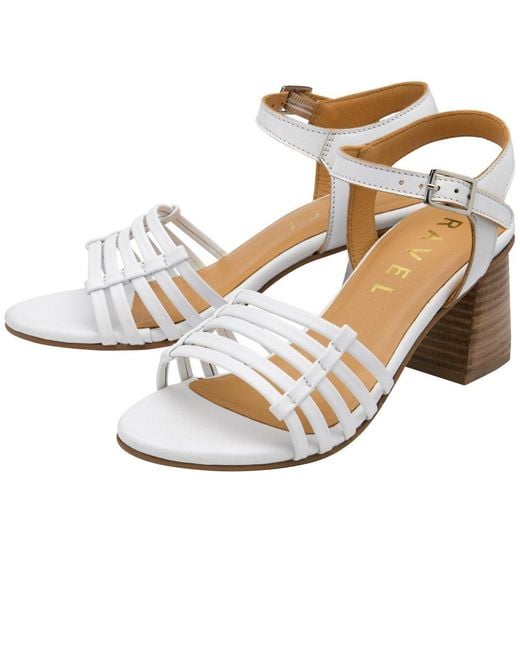 Ravel Metallic Kiplin Heeled Sandals