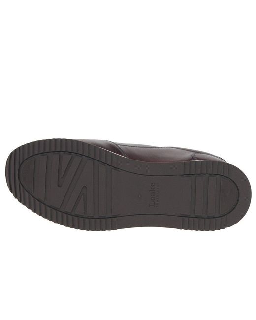 Loake Brown Bannister Trainers for men