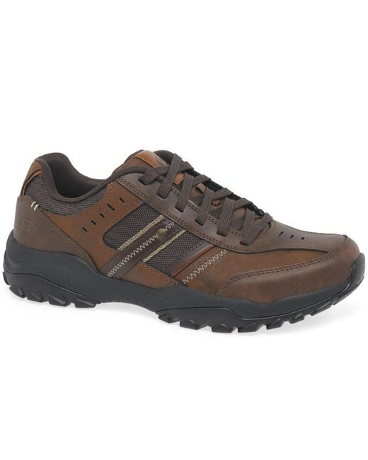 Skechers Henrick Delwood Lightweight Shoes in Brown for Men | Lyst Australia