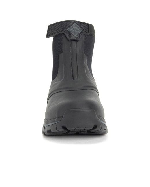 Muck Boot Black Apex Mid Zip Wellingtons for men