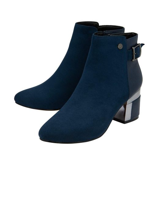 Lotus Blue Andrea Ankle Boots