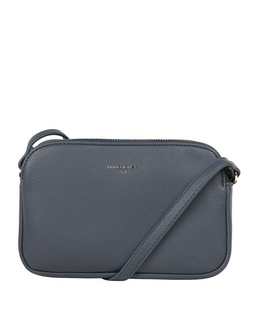 David Jones Blue Toulouse Messenger Bag