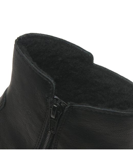 Rieker Black Capital Ankle Boots
