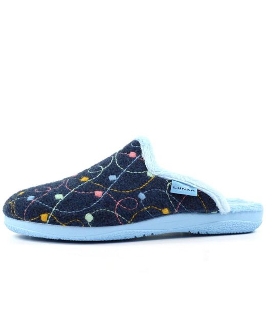 Lunar Blue Impulse Slippers