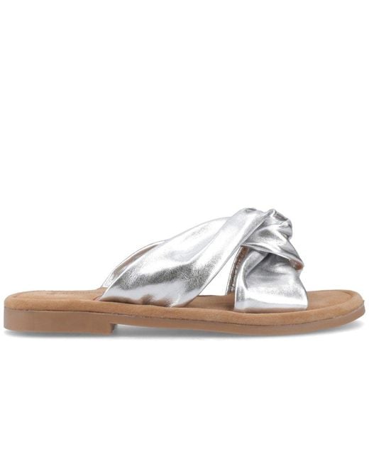 Hush Puppies Brown Amy Wide Fit Sandals