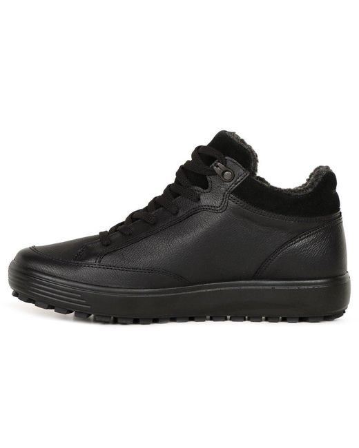 Ecco Black Soft 7 Tred Waterproof Boots