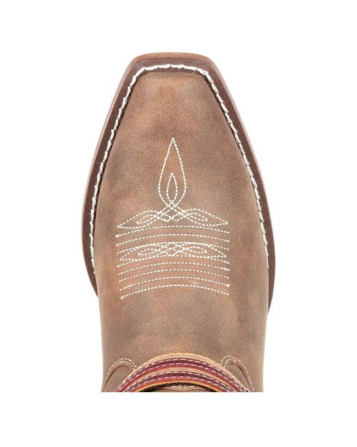 Durango Brown Crush Flag Western Boots