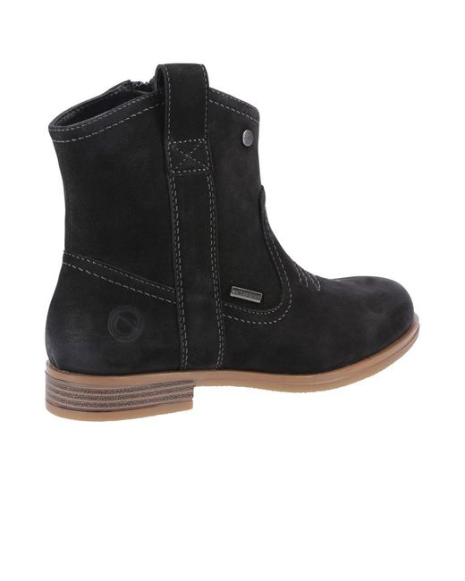 Cotswold Black Signet Ankle Boots