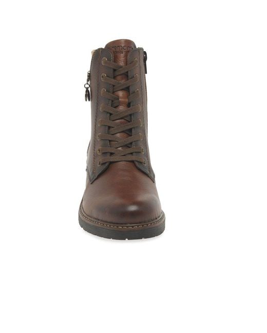 Remonte Sabine Ankle Boots in Brown Lyst UK