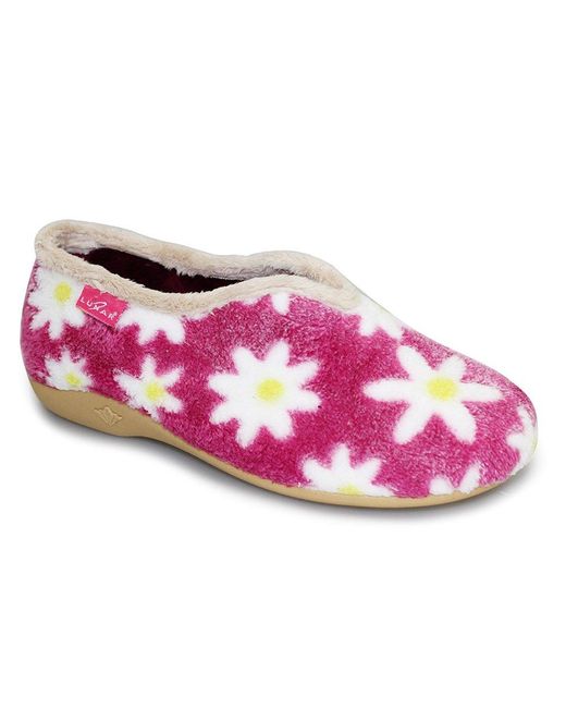 Lunar Pink Daisy Slippers