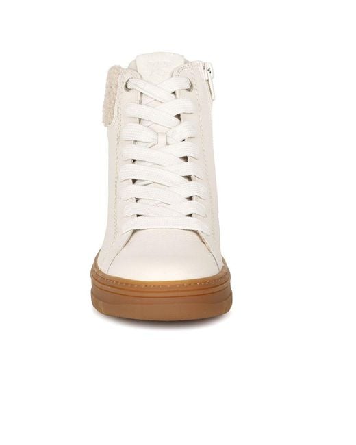 Paul Green White Meadow Ankle Boots
