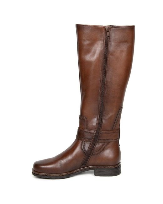 Gabor Leather Nevada (m) Long Boots in Brown - Lyst