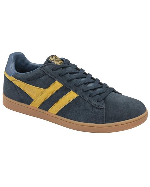 Gola Blue Equipe Ii Suede Trainers Size: 7 for men